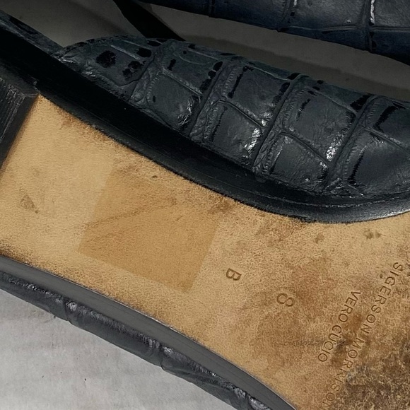 Sigerson Morrison Leather Slingback Sandal - Picture 10 of 10